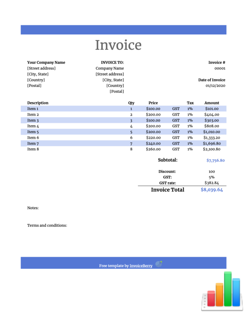 Free Invoice Templates